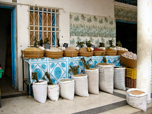Wstentauglich - Reisen in die Sahara
                              - Foto005 - Tunesischer Krnerladen